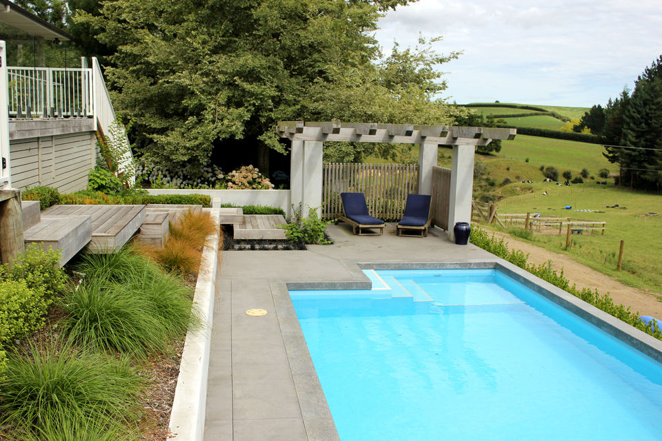 tiled pool tiled pool